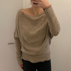 Theory Draped Cashmere Sweater